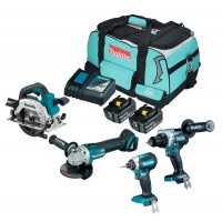 Makita DLX4156TX1 instrumentu komplekts 2x5 Ah